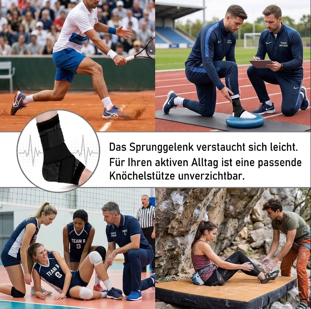 Sprunggelenkbandage – Knöchelstütze für Sport, Alltag & Reha | Bewelix - Bewelix