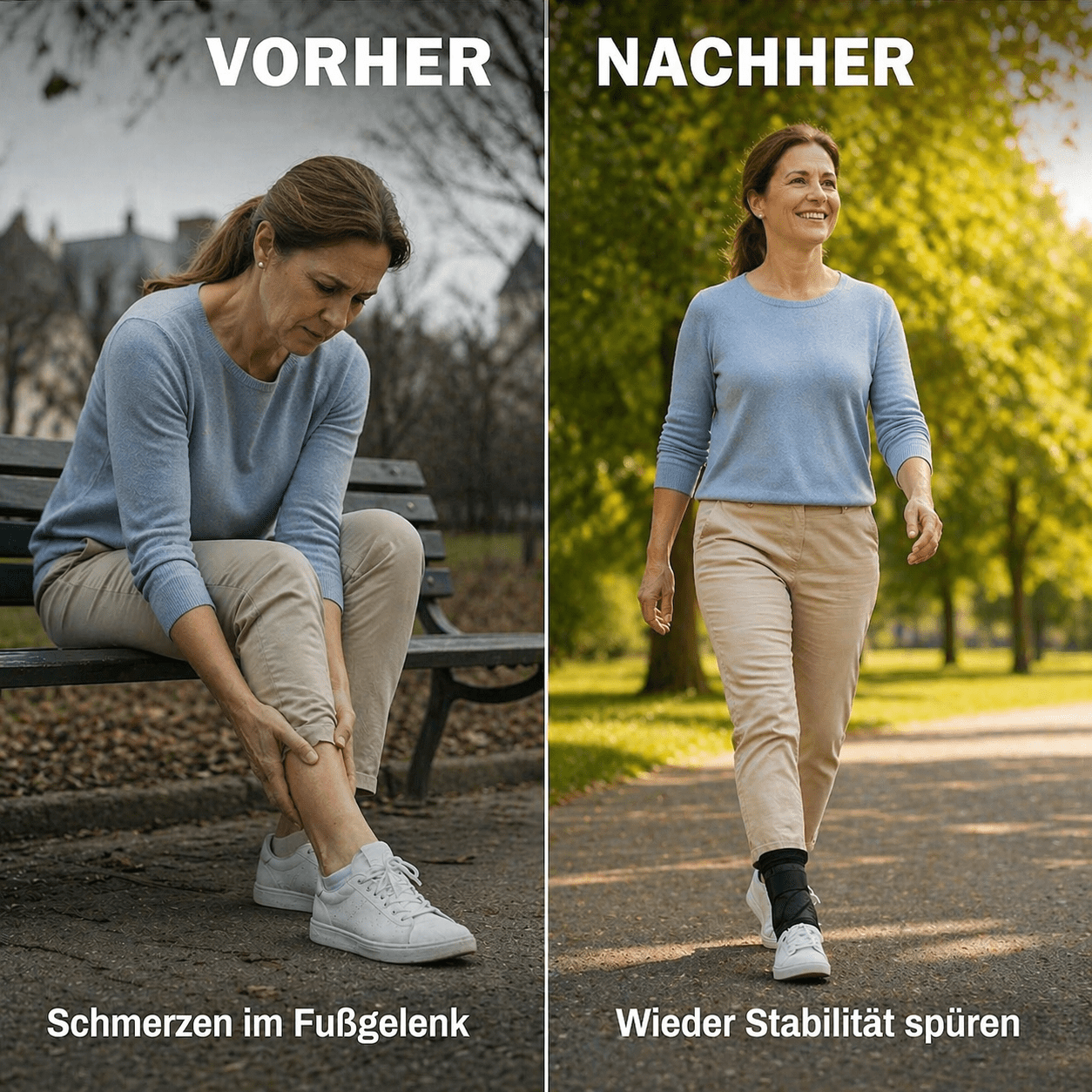 Sprunggelenkbandage – Knöchelstütze für Sport, Alltag & Reha | Bewelix - Bewelix